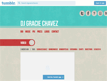 Tablet Screenshot of graciechavez.com